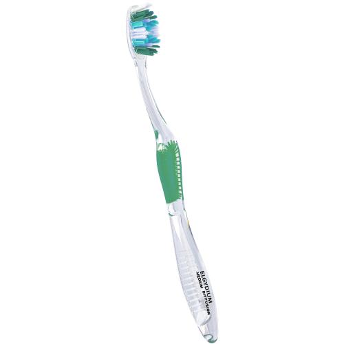 Elgydium Diffusion Toothbrush Οδοντόβουρτσα για Βαθύ Καθαρισμό Medium 1 Τεμάχιο - Πράσινο
